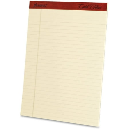 4 Pads per Pack 8.5 x 11.75 Inches 50-Sheet Pad Ampad Heavyweight Writing Pad Ivory 20-011 4 Pads per Pack 8.5 x 11.75 Inches 50-Sheet Pad Ampad Heavyweight Writing Pad Ivory 20-011